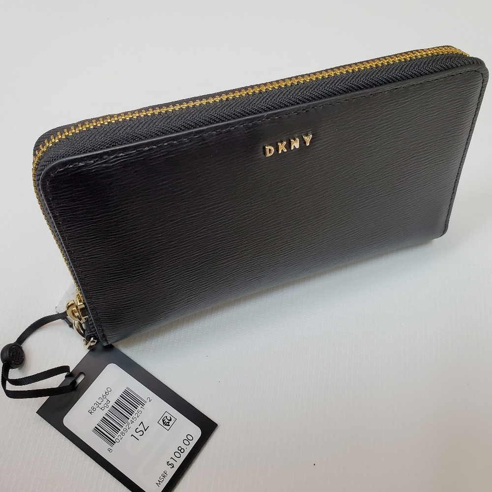 DKNY Bryant New Zip- Around wallet